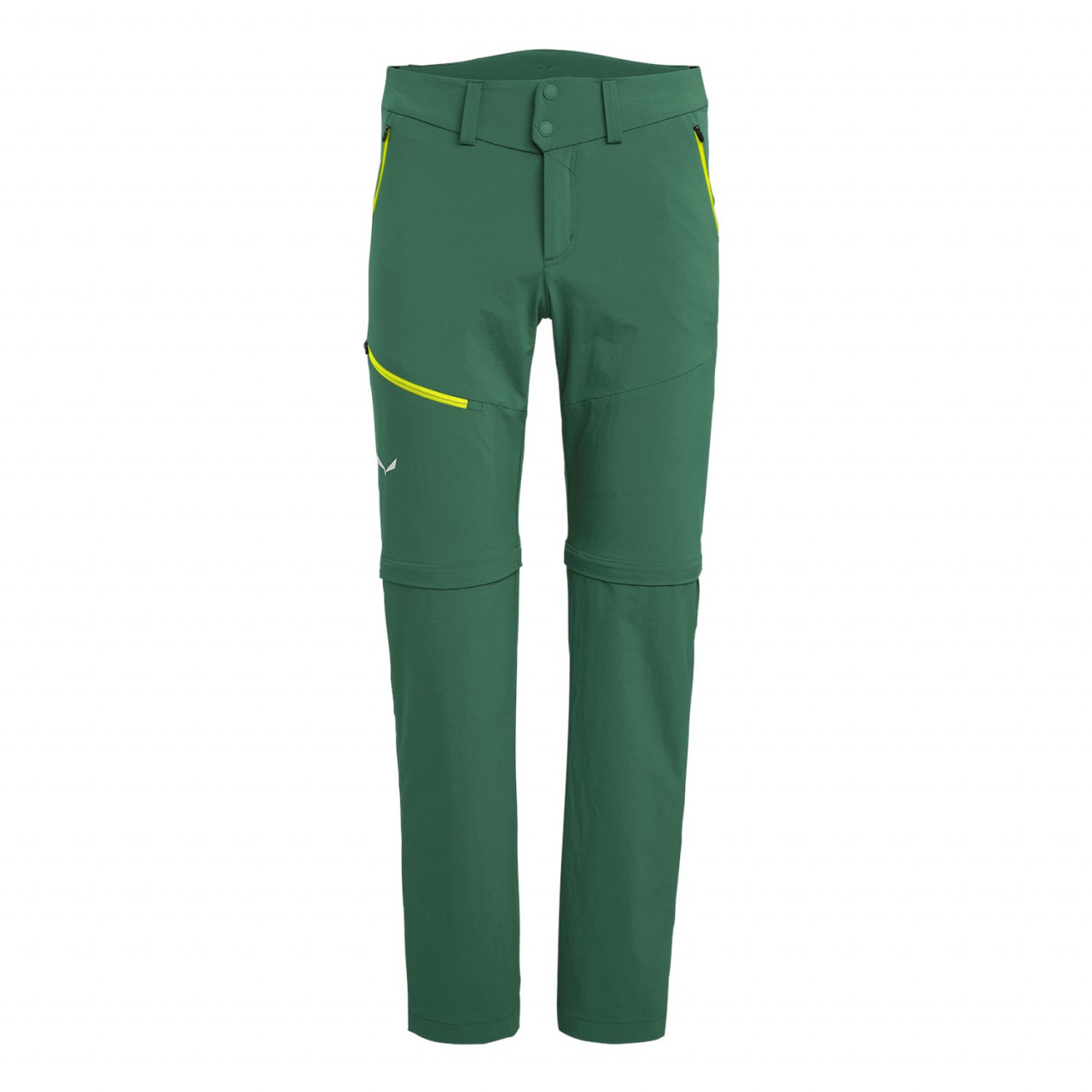 Salewa Men's Puez 2 Durastretch Zip-Off Softshell Pants Green GBL-241605